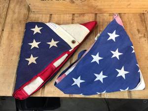 lot 108 image: 2 Vintage U.S. Flags 48 & 50 Star