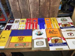 lot 112 image: Vintage Tobacco Labels