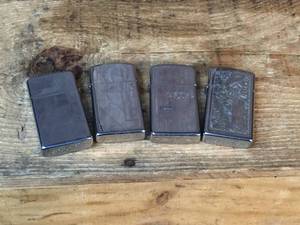 lot 119 image: 4 Zippo Lighters