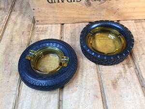 lot 122 image: 2 Vintage Tire Ash Trays including Firestone
