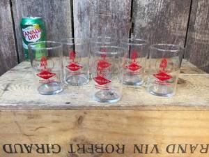 lot 128 image: 6 Vintage Grain Belt Snit Glasses