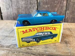 lot 139 image: Vintage Matchbox #31 Lincoln Continental with Box
