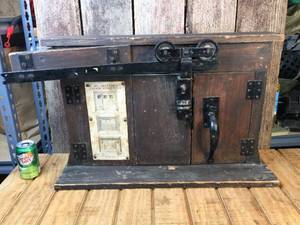 lot 155 image: Fabulous Antique Garage Door Salesman SampleStore Display