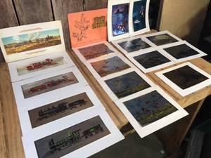 lot 216 image: Vintage Foil Art Portfolios - Kern - Bishop - Palenske
