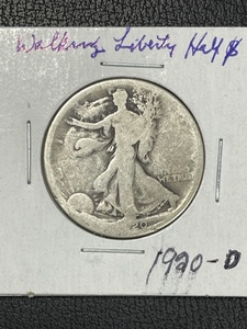 1920-D Walking Liberty Half Dollar