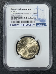 2018-P NGC Brilliant Uncirculated Washington Dollar Coin Early Release