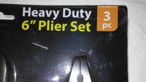 lot 912 image: Heavy Duty Plier Set