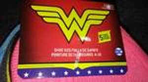 lot 737 image: Wonder Woman Themed 5 Pack Womens Ankle Socks size 9-11