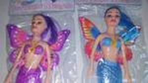 lot 591 image: Mermaids (2), Pop It Bracelets, Finger Lights.