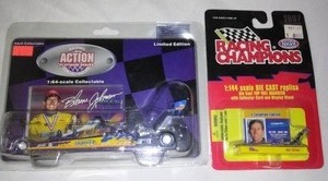 lot 637 image: Blaine Johnson Ltd Ed. 164 Scale. & 1144 Drag Racing