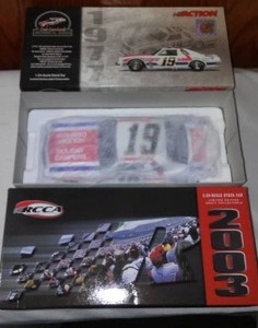 lot 790 image: NASCAR Dale Earnhardt No 19, Holiday Campers, Belden Asphalt 1977 Malibu.