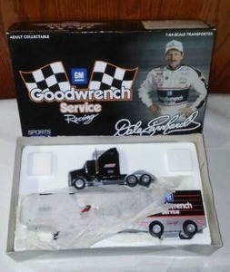 lot 798 image: NASCAR Dale Earnhardt No.3 Goodyear Service Semi Tractor Trailer.