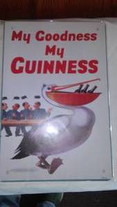 lot 585 image: Guinness Beer Pelican Metal Sign.