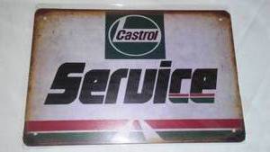lot 586 image: Castrol Service Metal Sign.