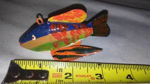 lot 757 image: Spear Fishing Decoy, Miniature Don Bethel