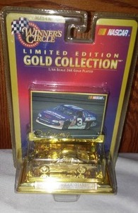 lot 680 image: NASCAR Dale Earnhardt  Jr. Gold Pated collectible