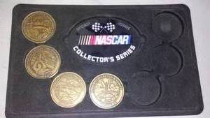 lot 821 image: NASCAR Collector Coins 4 of 6.