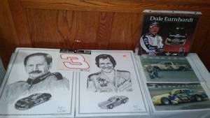 lot 823 image: NASCAR Dale Earnhardt   Prints, actual photos, number and more.