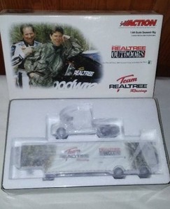lot 830 image: NASCAR Dale Earnhardt   Semi and Show Trailer. Realtree.