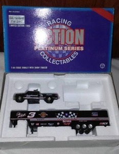 lot 832 image: NASCAR Dale Earnhardt   Dually with Show Trailer No. 3.