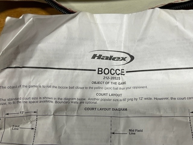 Bocce Balls