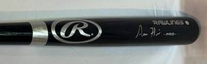 lot 19 image: Aaron Hicks Signed Bat with Steiner Certification, New Rawlings Pro Bat, Minnesota Twins Baseball Autograph
