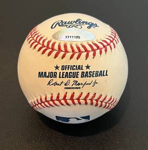 lot 23 image: Jim Lonborg Signed Baseball with Tristar Certification, inscribed 67 AL Cy, New in Package Rawlings Official Baseball