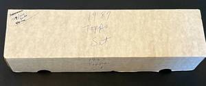 lot 54 image: 1987 Topps Baseball Complete Card Set - Bonds and Bo Jackson RC
