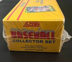 lot 62 image: 1990 Score Baseball Complete Factory Sealed Card Set