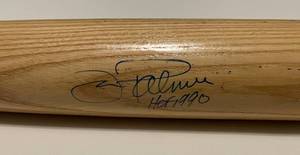 lot 11B image: Jim Palmer Signed Rawling Baseball Bat - Inscribed HOF 1990