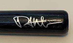 lot 22A image: Philip Hughes Signed Mini Bat with COA - Minnesota Twins Baseball