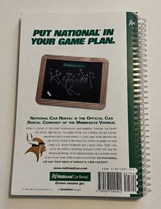 lot 128 image: Randall Cunningham Signed 1999 Minnesota Vikings Football Official Team Guide