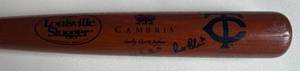 lot 111 image: Joe Nathan and and more Signed 2005 Justin Morneau Stadium Giveaway Baseball Bat With Player Coaches Signatures Minnesota Twins