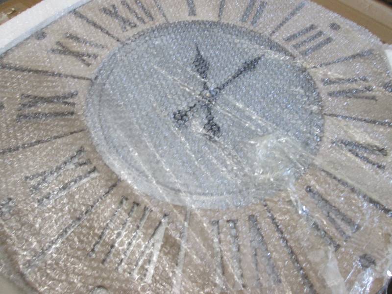 Signature Design by Ashley Payson Wall Clock open box