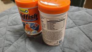 2 x Cannisters of Tetra Goldfish flakes