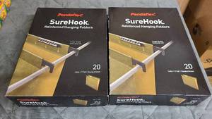 2 x Box of Surehook Reinforced Hanging Folders