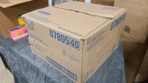 Box of Scott Jr Jumbo Bath Tissue