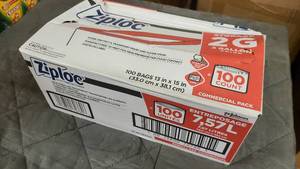 100 2gallon Ziplock bags