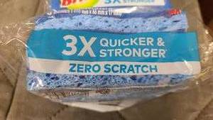 4 Pack of Scotch Brite Scrubbing Sponges