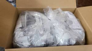 Box of Respironics XL Mouth Nose Covering Masks