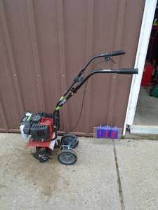 Earthquake mini tiller. Used condition. Tested & works. As shown.