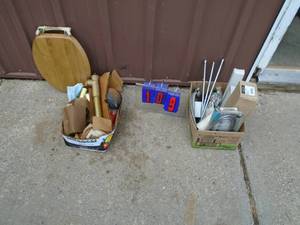 Qty of 2 boxes of misc brass plumbing. As shown.