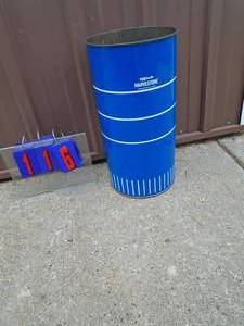 Havestore trash can silo. 20 x 10. Nice shape. No lid. As shown.