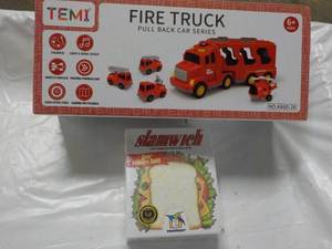 Temi Fire Truck and Sandwich Card G...