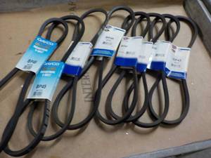8 ct Dayco Belts - various sizes...