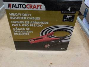 AutoCraft 4 Gauge 20 ft Heavy Duty ...