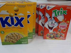 6 ct - 3 each Kix and Trix Cereal ...