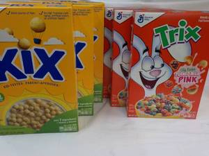 6 ct - 3 each Kix and Trix Cereal ...