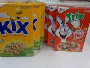 6 ct - 3 each Kix and Trix Cereal ...