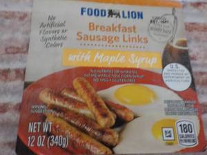 12 ct. Food Lion Breakfast Sausage ...